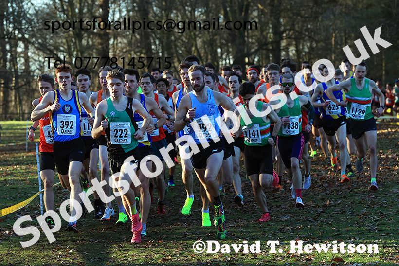 Senior mens 2025 Northern Cross Country Champs, Tatton Park, Knutsford, Cheshire. Photo: David T. Hewitson/Sports for All Pics